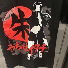 Naruto Shippenden Itachi Shohen Jump T-Shirt Size S Black – Suna Platinum Brand