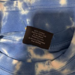 Gulf Shores Alabama Shirt Mens S Blue Tie Dye Short Sleeves Tee