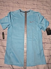 Nike Men Dri-FIT Miller Mesh Top Tee Shirt Polyester AT3951-496 Blue NWT Size S