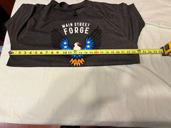 Main Street Forge Men’s T-shirt XL Black – Cotton Poly Rayon – MADE IN USA