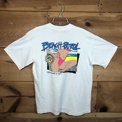 Vintage 1990 Retro Sof Tee Beach Patrol T-Shirt Mens Size XL Single Stitch