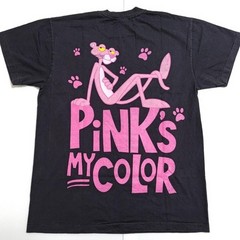 RETRO PINK PANTHER CARTOON UNISEX T-SHIRT S-5XL (2-SIDED)