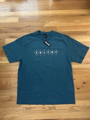 ONLY NY turquoise t-shirt w/ barbwire detail – size medium