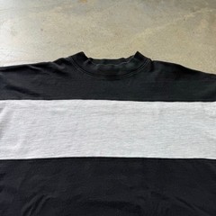 Vintage 90s GAP Striped Faded Essential Mock Neck Longsleeve T-shirt Size Medium