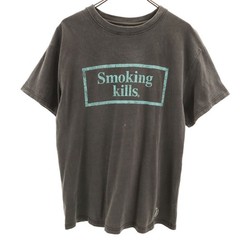 FR2 Back print angel Short sleeve T-shirt M Charcoal gray Men’s