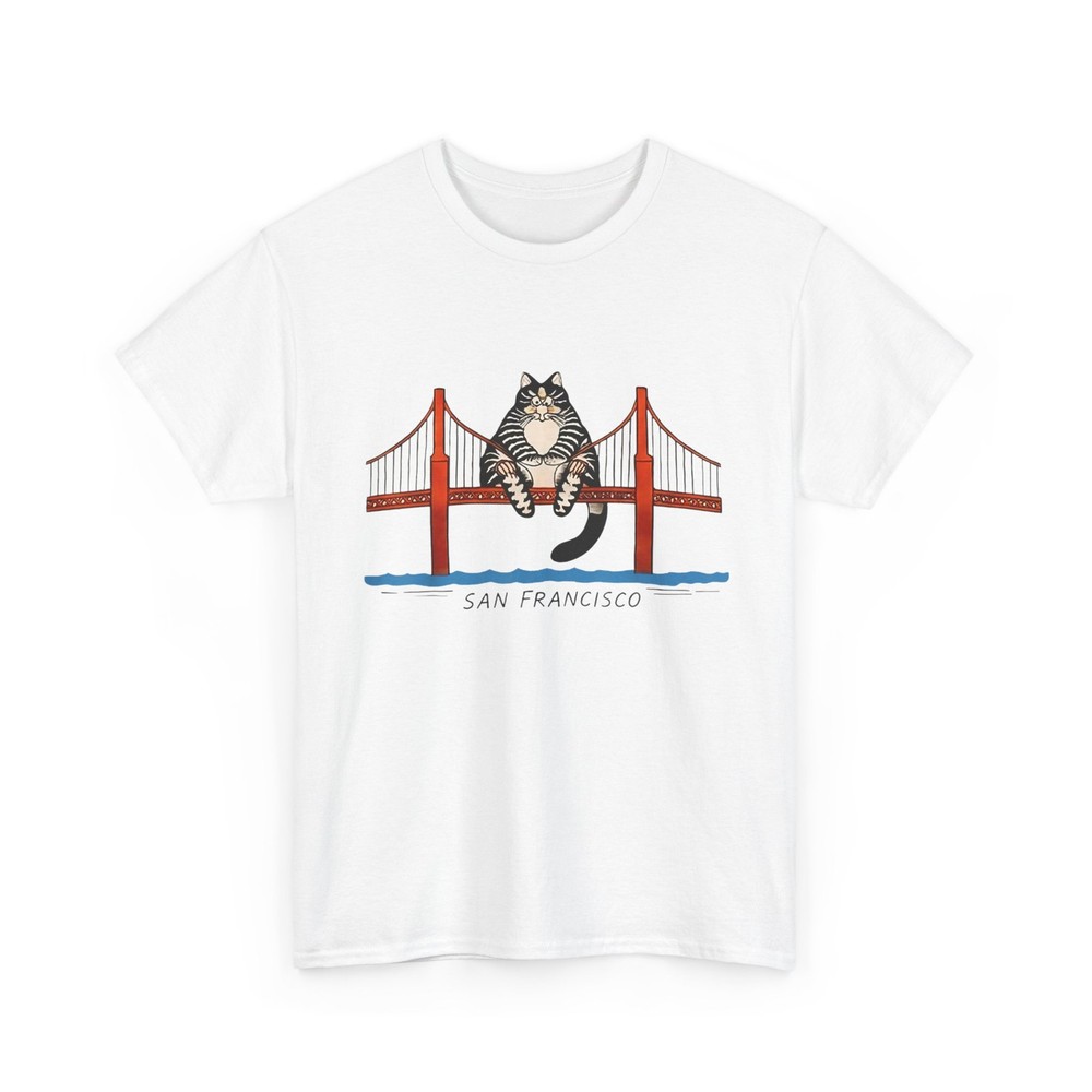San Francisco Cat Golden Gate Bridge Shirt