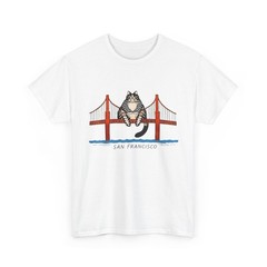 San Francisco Cat Golden Gate Bridge Shirt