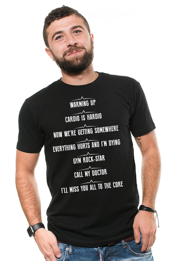 GYM Workout T-shirt Funny Workout Meter Sweat-o-meter timer Measure exercise T