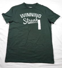 Goodfellow Co Shirt Men’s Medium Green Winning Streak Casual Workout Streetwear
