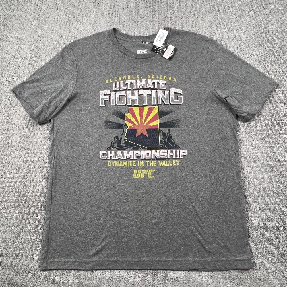 UFC Shirt Adult Extra Large Short Sleeve MMA Arizona Fight Casual Men’s