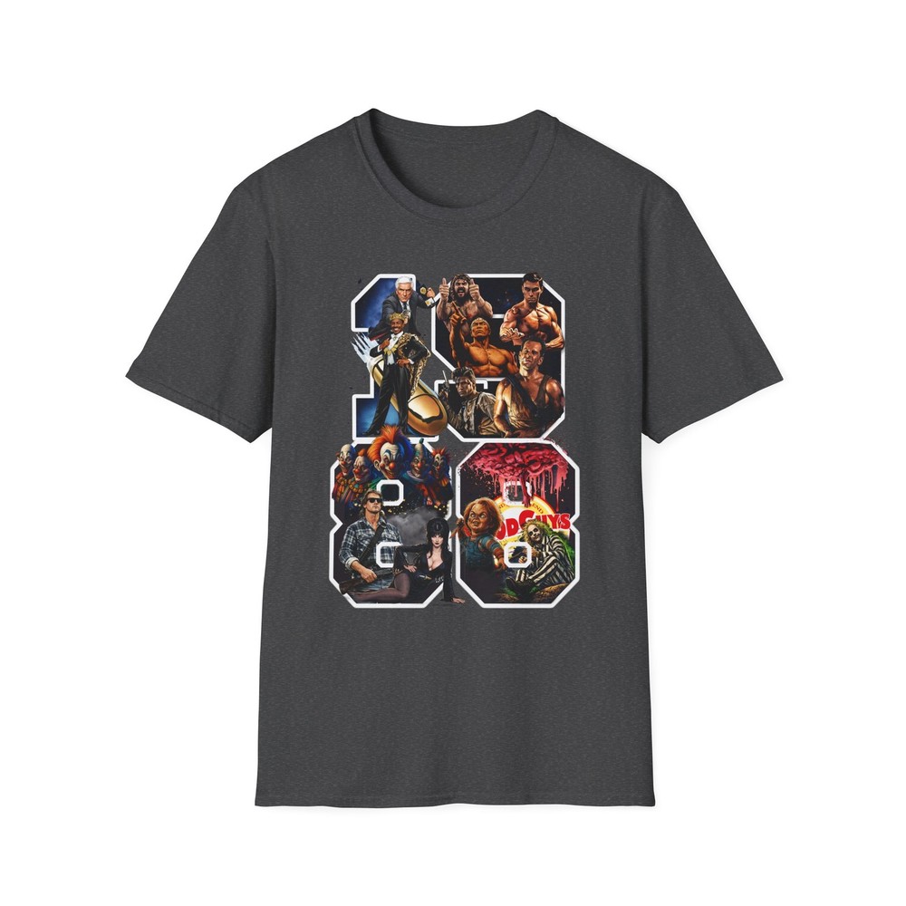 1988 Popular Movies T-Shirt | Retro 80s Film Typography