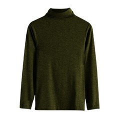Mens Roll Neck Cotton Lightweight Turtle Funnnel Neck Jumper Long Sleeve tops