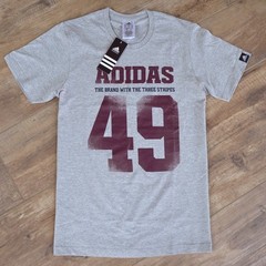 NEW! Adidas Mens T-Shirt 1949 Cotton Casual Sports Grey (52/54) L