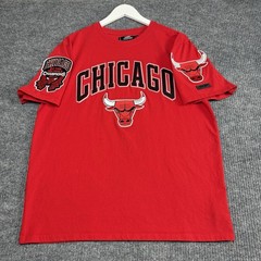 Chicago Bulls NBA CHAMPIONSHIP T-Shirt~Men’s XL~Pro Standard Red Crew neck