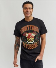 Exclusive “H**ything Is Possible” University Black Cognac Inspired Tee Large
