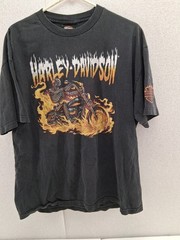 Harley Davidson Graphic Shirt Lot Of 6 Size XL Motorcycle Shirts & Patch
