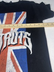 The Struts Union Jack USA Tour 2017 Band T-Shirt Men’s/Unisex Small Black Tultex