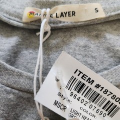 Marine Layer T Shirt Absurdly Soft Tee Signature Made in USA NWT Mens Small Gray