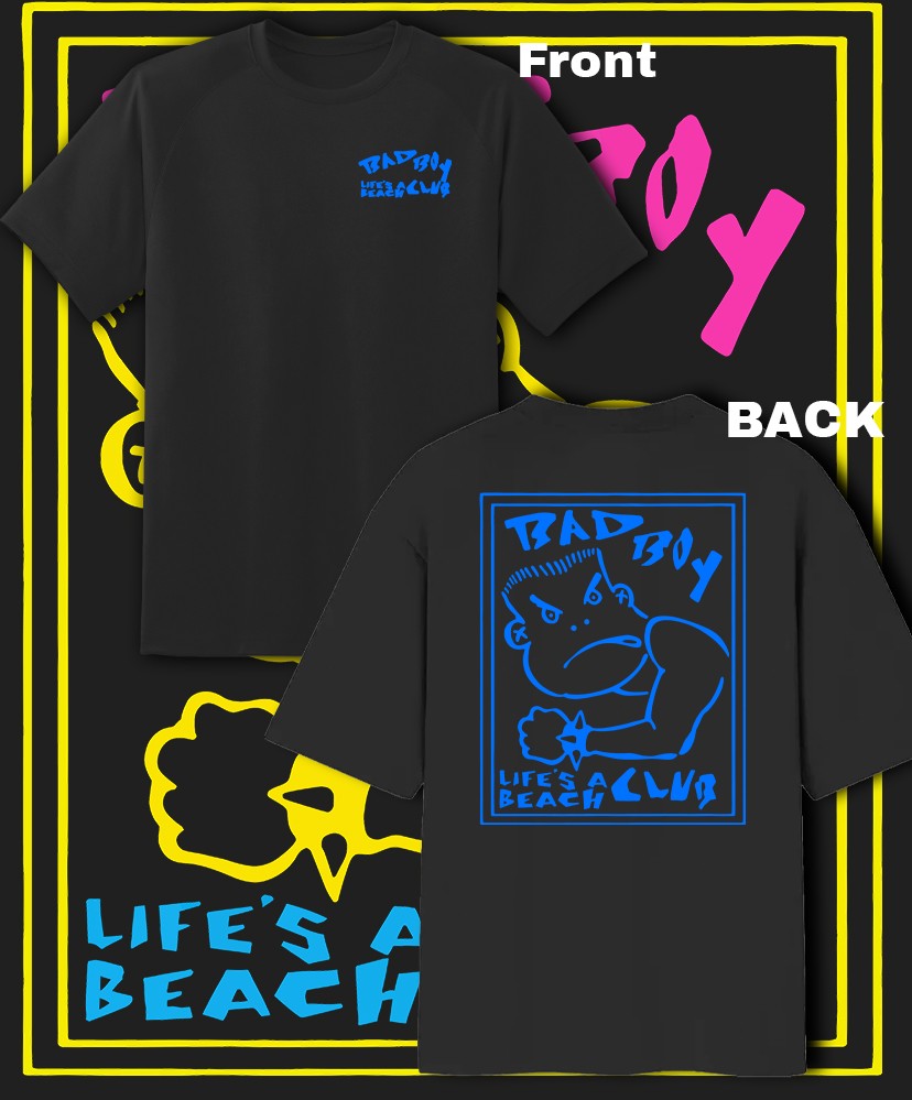 Bad Boy Club Blue Print T Shirt Youth M – Adult 6XL Fast Ship!
