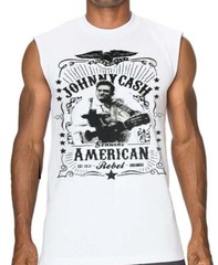 JOHNNY CASH MIDDLE FINGER PUNK ROCK Band Muscle Shirt (multi colors)