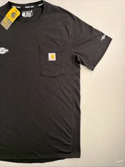 NWT Carhartt Force Relaxed Fit Pocket T-shirt Men’s Small Black Logo