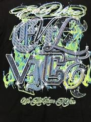 Evil Vice “Flame Lips” Graphic Tee – Black Men’s Size L