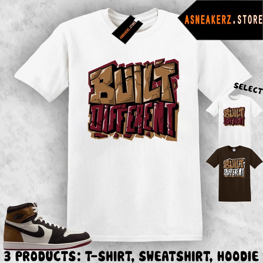 Shirt Matching AJ 1 High Love Letter 2026 Match Sneaker Built Different T-Shirt