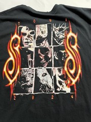 Slipknot Hard Metal Rock NWOT Mens Tour 2024 Concert 2XL Distressed Look F19