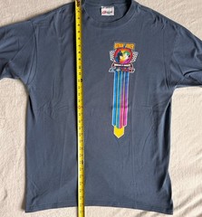 Vintage 1998 Batman Joker NASCAR Showdown Charlotte Tee XL USA