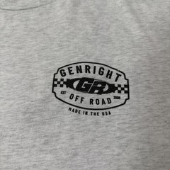 Genright Jeep Off Road Graphic Men’s T-Shirt (See Photos For Measurement) Gray