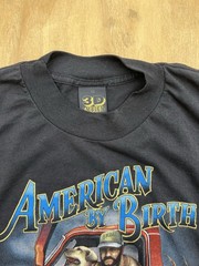 Rare Vintage 80s 3d Emblem Motorcycle Trucker Black T Shirt 1988 Rebel Harley M