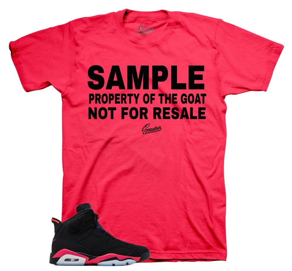 Shirts To Match Jordan 6 infrared Sneakers – Sample Tees