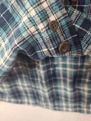 Red Head Mens Large Green Plaid Long Sleeve Button Up Flannel Shirt