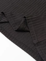 AMen’s Collarless Breasted Henry Shirt Top Fitness High Stretch Base Shirt