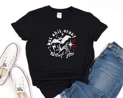 Bat Goes Crazy Shirt, Sarcastic Tshirt, Aesthetic Design Tee, Gift Shirt