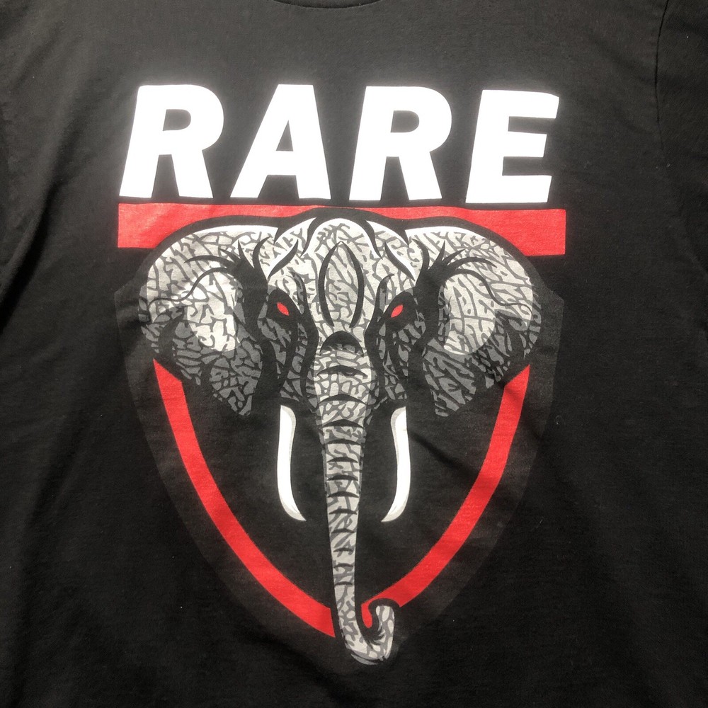 Mens XL Million Dolla Dollar Motive Streetwear Black RARE Elephant T Shirt