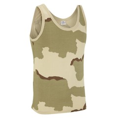 Army Vest Military Combat Singlet Sleeveless Fancy Dress Tank Top US Tri Desert