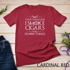 Smoke Cigars Smoker Shirt – Ideal Clever Class Men Gift Unisex T-shirt