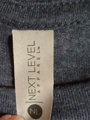 Next Level Apparel Charcoal Reawaken America Tour Tee sz LG