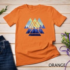 Geometric Triangle Outdoor Trees Forest Wildlife Nature T-Shirt Unisex T-shirt