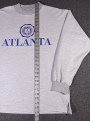 Vtg Atlanta t Shirt Wellington Apparel Resort Graphic Logo Mens XL Boxy 90’s