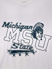 Cactus Jack by Travis Scott & Mitchell & Ness T-Shirt Michigan State