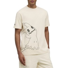 PUMA X Pokémon Relaxed Graphic Crew Neck Short Sleeve T-Shirt Mens Off White Ca