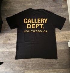 GALLERY DEPT. Hollywood CA Logo Men’s Crew Neck Short Sleeve T-Shirt White/Black