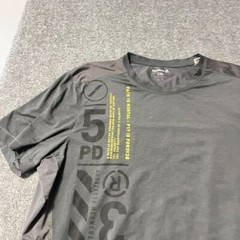 Reebok Shirt Mens 2XL Gray Short Sleeve Crew Light Weight Training EUC