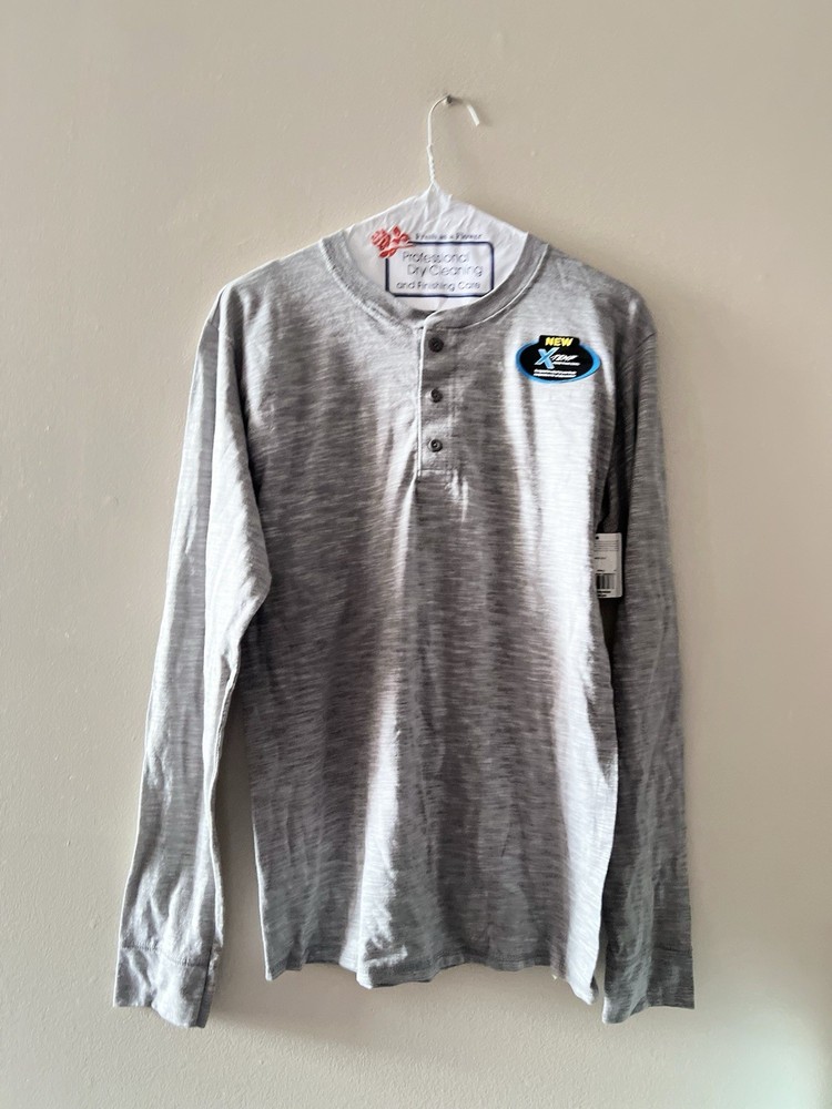 Hanes Men’s Ultimate X-Temp Long-Sleeve T-Shirt Size Small Wicking Material New