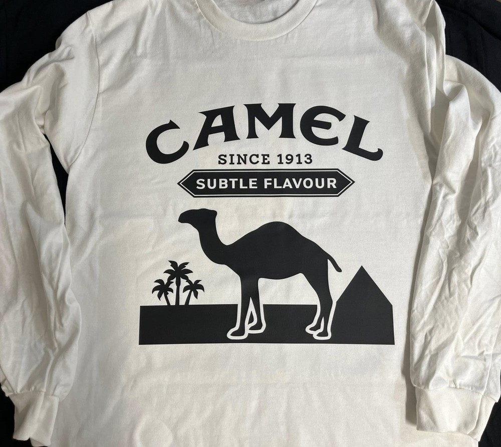 Camel Long Sleeve T shirt smoker cigar weed 420
