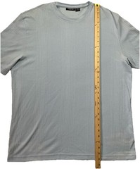 Claiborne Men’s Blue Short Sleeve Crew Neck Shirt Size XL
