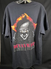 Pennywise Graphic Horror Black T- shirt Unisex Size Large