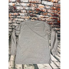 Carhartt Mens K231 Long Sleeve Graphic Logo T-Shirt Gray Original Fit Medium M